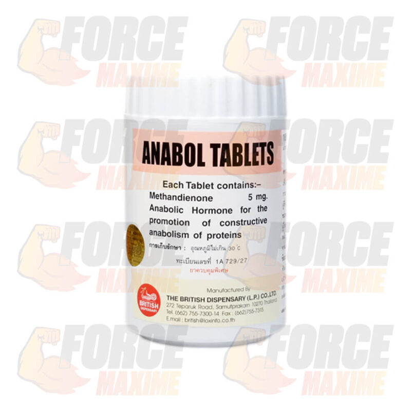 Anabol British Dispensary Methandienone (5 mg)